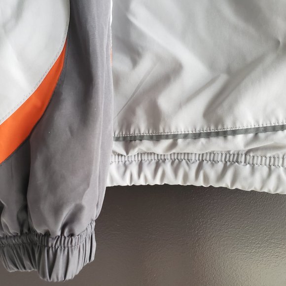 Champion Large Jacket and XXL Pants Grey & Orange Matching Track Suit - Picture 4 of 10